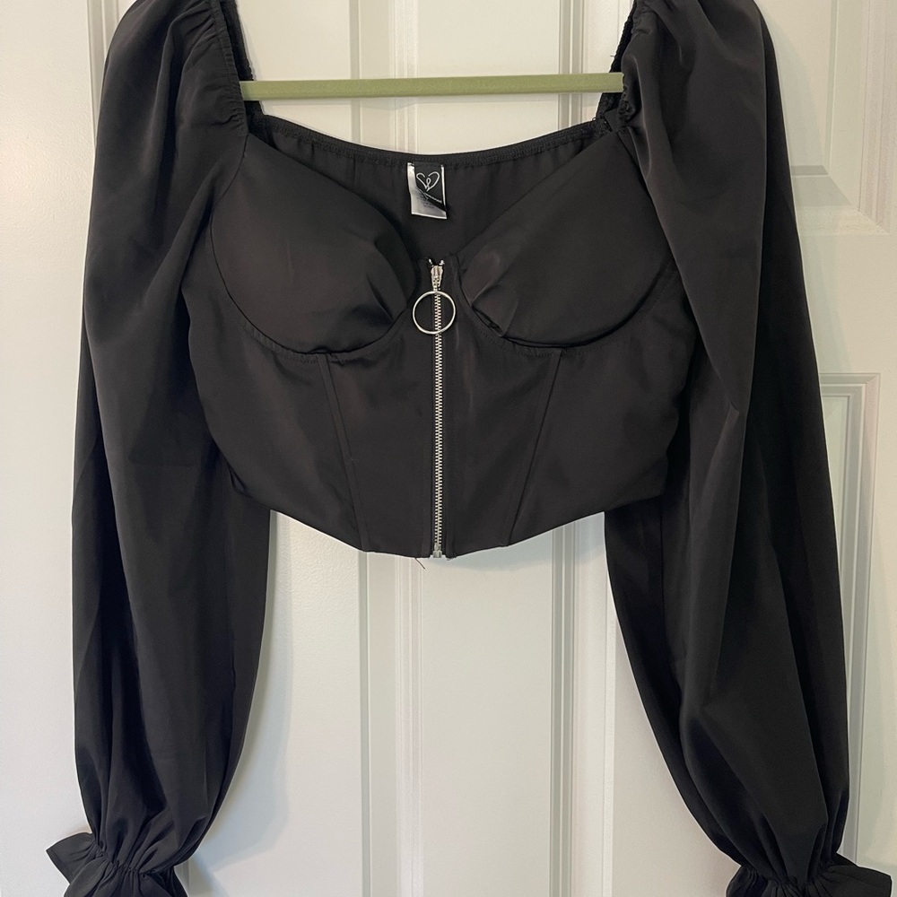 Elegant Black Women's Top